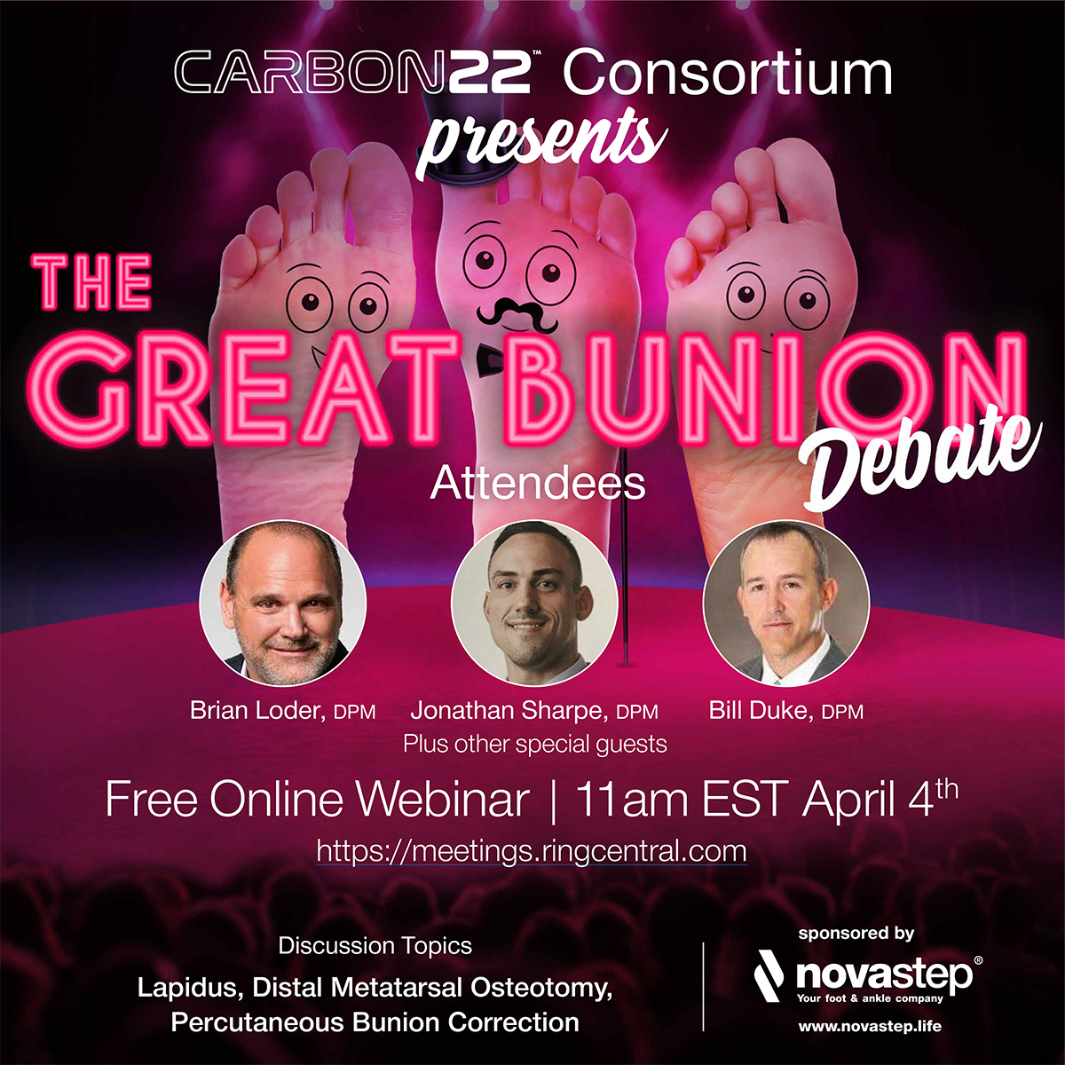 The Great Bunion Dabate | April 4th, 2020 | Webinar in English